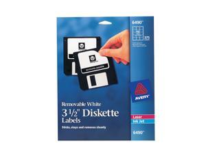 Avery Media Labels (AVE6490), 3-1/2 Diskette Labels 15 labels per sheet, 375 labels total Avery Media Labels (AVE6490), 3-1/2 Diskette Labels 15 labels per sheet, 375 labels total