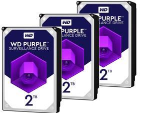 3 x WD Purple 2TB Surveillance Hard Disk Drive - 5400 RPM Class SATA 6Gb/s 64MB Cache 3.5 Inch WD20PURZ 3 x WD Purple 2TB Surveillance Hard Disk Drive - 5400 RPM Class SATA 6Gb/s 64MB Cache 3.5 Inch WD20PURZ