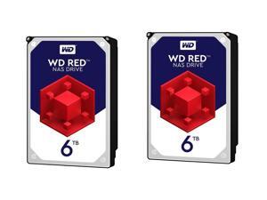 2 x WD Red 6TB NAS Hard Disk Drive - 5400 RPM Class SATA 6Gb/s 64MB Cache 3.5 Inch - WD60EFRX 2 x WD Red 6TB NAS Hard Disk Drive - 5400 RPM Class SATA 6Gb/s 64MB Cache 3.5 Inch - WD60EFRX