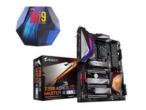 Intel Core i9-9900K Coffee Lake 8-Core 16-Thread 3.6 GHz (5.0 GHz Turbo), GIGABYTE Z390 AORUS MASTER LGA 1151 (300 Series) ... Intel Core i9-9900K Coffee Lake 8-Core 16-Thread 3.6 GHz (5.0 GHz Turbo), GIGABYTE Z390 AORUS MASTER LGA 1151 (300 Series) ...
