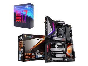 Intel Core i7-9700K Coffee Lake 8-Core 3.6 GHz (4.9 GHz Turbo), GIGABYTE Z390 AORUS MASTER LGA 1151 (300 Series) Intel Z390 Intel Core i7-9700K Coffee Lake 8-Core 3.6 GHz (4.9 GHz Turbo), GIGABYTE Z390 AORUS MASTER LGA 1151 (300 Series) Intel Z390