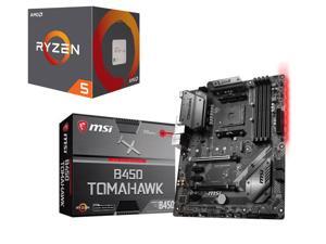 AMD RYZEN 5 2600 6-Core 3.4 GHz (3.9 GHz Max Boost), MSI ARSENAL GAMING B450 TOMAHAWK AM4 AMD B450 AMD RYZEN 5 2600 6-Core 3.4 GHz (3.9 GHz Max Boost), MSI ARSENAL GAMING B450 TOMAHAWK AM4 AMD B450