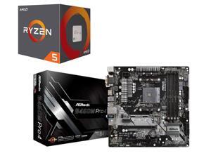 AMD RYZEN 5 2600 6-Core 3.4 GHz (3.9 GHz Max Boost), ASRock B450M PRO4 AM4 AMD B450 SATA 6Gb/s USB 3.1 HDMI Micro ATX AMD ... AMD RYZEN 5 2600 6-Core 3.4 GHz (3.9 GHz Max Boost), ASRock B450M PRO4 AM4 AMD B450 SATA 6Gb/s USB 3.1 HDMI Micro ATX AMD ...