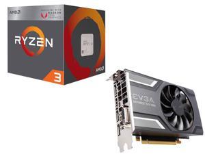 AMD RYZEN 3 2200G Quad-Core 3.5 GHz (3.7 GHz Turbo), EVGA GeForce GTX 1060 SC GAMING ACX 2.0 (Single Fan) 06G-P4-6163-KR ... AMD RYZEN 3 2200G Quad-Core 3.5 GHz (3.7 GHz Turbo), EVGA GeForce GTX 1060 SC GAMING ACX 2.0 (Single Fan) 06G-P4-6163-KR ...