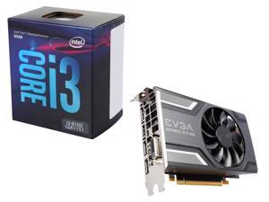 Intel Core i3-8100 Coffee Lake Quad-Core 3.6 GHz, EVGA GeForce GTX 1060 SC GAMING ACX 2.0 (Single Fan) 06G-P4-6163-KR 6GB Intel Core i3-8100 Coffee Lake Quad-Core 3.6 GHz, EVGA GeForce GTX 1060 SC GAMING ACX 2.0 (Single Fan) 06G-P4-6163-KR 6GB