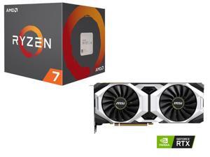AMD RYZEN 7 2700X 8-Core 3.7 GHz (4.3 GHz Max Boost), MSI GeForce RTX 2080 DirectX 12 RTX 2080 VENTUS 8G 8GB AMD RYZEN 7 2700X 8-Core 3.7 GHz (4.3 GHz Max Boost), MSI GeForce RTX 2080 DirectX 12 RTX 2080 VENTUS 8G 8GB