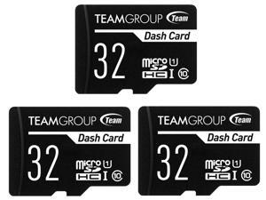 3 x Team 32GB Dash Card microSDHC UHS-I/U1 Class 10 Memory Card with Adapter, Speed Up to 80MB/s (TDUSDH32GUHS03) 3 x Team 32GB Dash Card microSDHC UHS-I/U1 Class 10 Memory Card with Adapter, Speed Up to 80MB/s (TDUSDH32GUHS03)