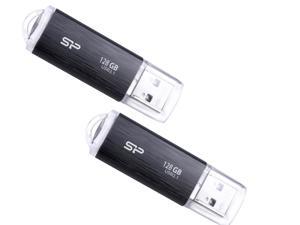 2 x Silicon Power 128 GB Blaze B02 USB 3.1 Flash Drive (SP128GBUF3B02V1K) 2 x Silicon Power 128 GB Blaze B02 USB 3.1 Flash Drive (SP128GBUF3B02V1K)