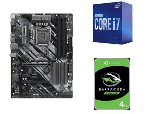 ASRock Z490 Phantom Gaming 4 Motherboard, Intel Core i7-10700 Processor, Seagate BarraCuda ST4000DM004 4TB Hard Drives ASRock Z490 Phantom Gaming 4 Motherboard, Intel Core i7-10700 Processor, Seagate BarraCuda ST4000DM004 4TB Hard Drives