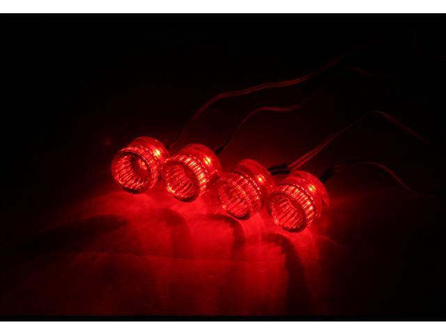 LOGISYS Computer LT405RD Red LED Acrylic Case feet   Retail