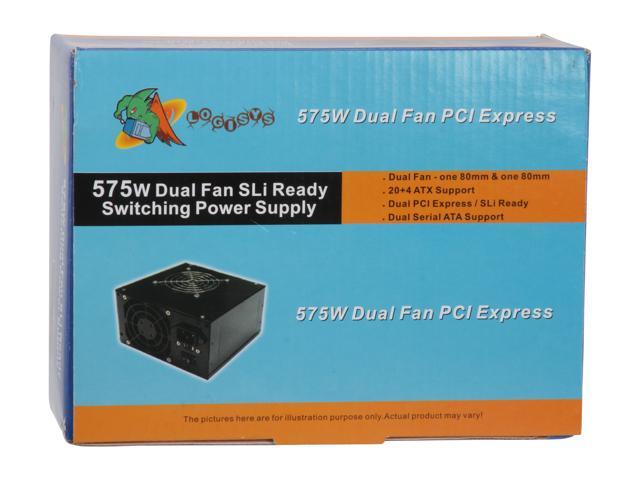 LOGISYS Computer PS575XBK 575W Power Supply