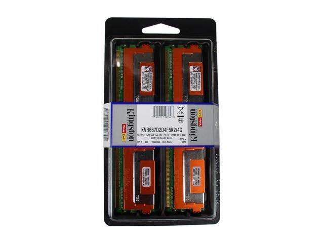Kingston 4GB (2 x 2GB) 240-Pin DDR2 FB-DIMM Dual Channel Kit Server Memory