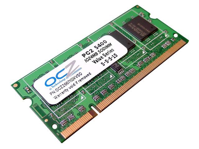 OCZ 2GB PC2 5400 667MHz DDR2 Value SoDIMM Module