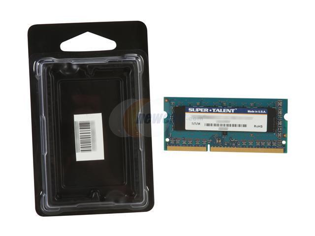SUPER TALENT 4GB 204-Pin DDR3 SO-DIMM DDR3 1066 (PC3 8500) Laptop Memory
