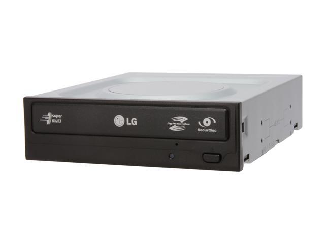 LG 22X DVD±R DVD Burner with LightScribe Black SATA Model GH22LS30