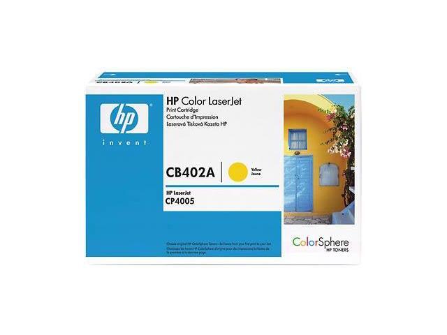HP CB402A Yellow Color LaserJet CB402A Print Cartridge with Colorsphere