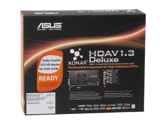 ASUS Xonar HDAV1.3 Deluxe Audio/Video Enhancement Combo Card