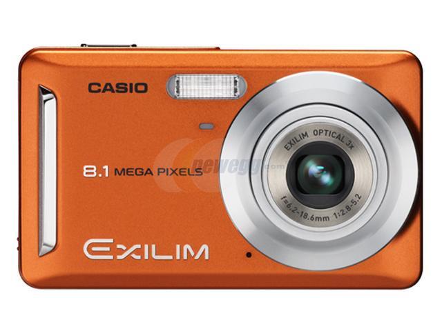Casio USA Elixim digital camera in orange