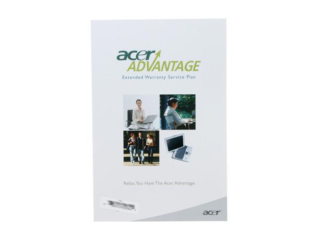 Acer 146 AB820 EX2 Notebook 2 year extension of limited warranty