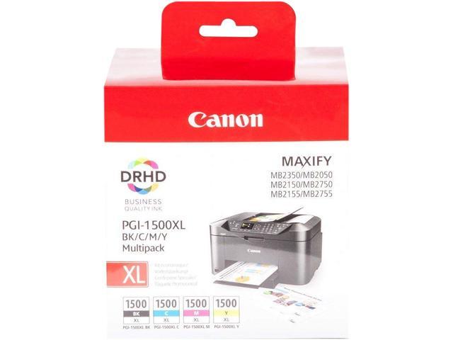 Canon PGI 1500XL C M Y BK Ink Cartridge Yellow Cyan Magenta Black