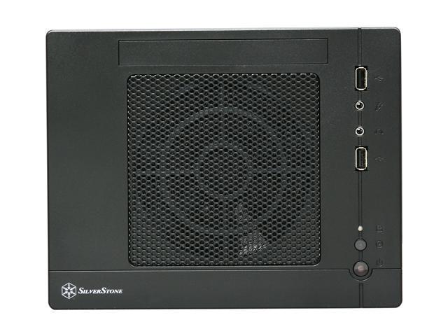 Silverstone Sugo Series Sg Bb All Black Plastic Secc Mini Itx