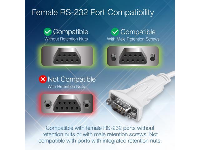 Trendnet Model Tu S Usb To Serial Pin Converter Cable Connect A Rs