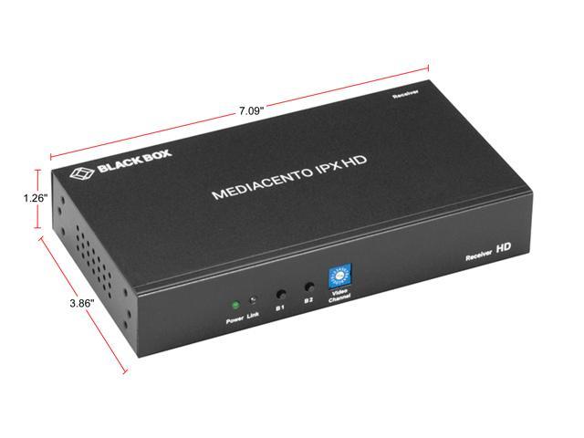 Black Box Vx Hdmi Hdip Rx Mediacento Ipx Hd Extender Receiver Hdmi Over Ip Newegg