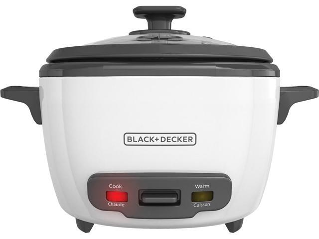 Black Decker Rc Cup Cooked Cup Uncooked Rice Cooker And Food