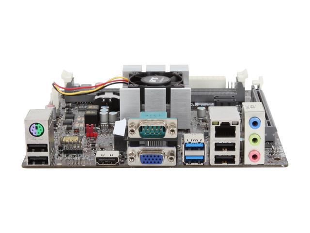 ECS KBN I 5200 AMD A6 5200 Quad Core Processor Mini ITX Motherboard