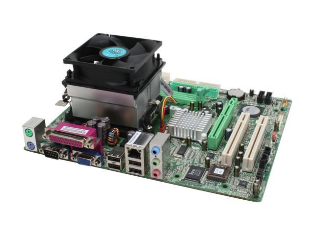 BIOSTAR AM2VCOMB34S AMD Sempron 3400 Micro ATX Motherboard CPU Combo