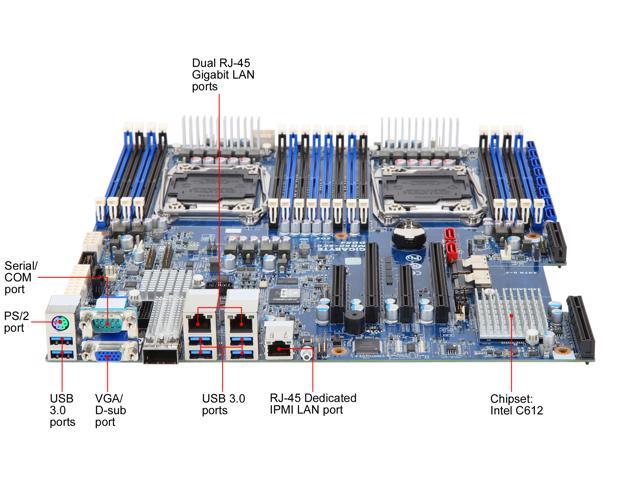 Refurbished Gigabyte Md Sc E Atx Ssi Eeb Server Motherboard