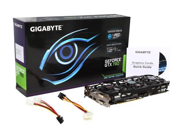 Refurbished GIGABYTE GeForce GTX 780 Video Card GV N780GHZ 3GD