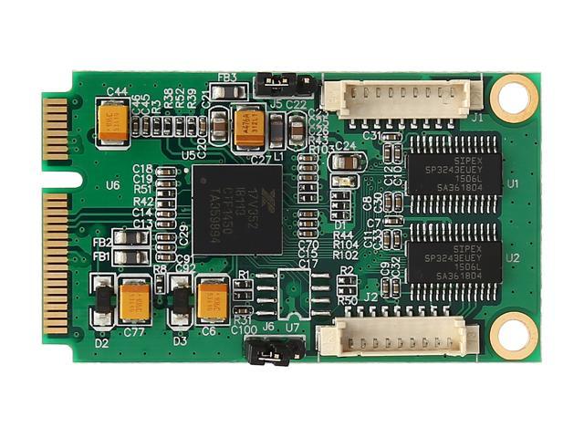 Syba Port Serial Mini Pci E Controller Card Rs Model Si