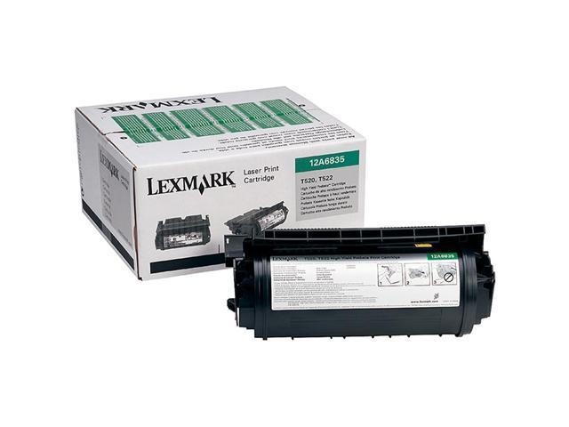 Lexmark 12A6835 High Yield Return Program Toner Cartridge Black