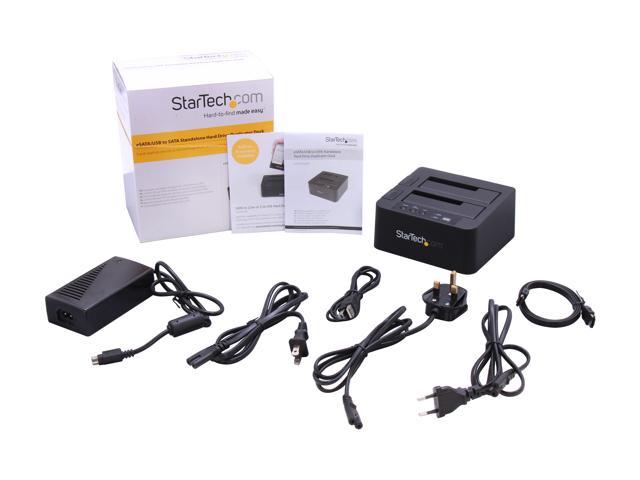 Startech Satdock Re Black Standalone Hard Drive Duplicator Dock