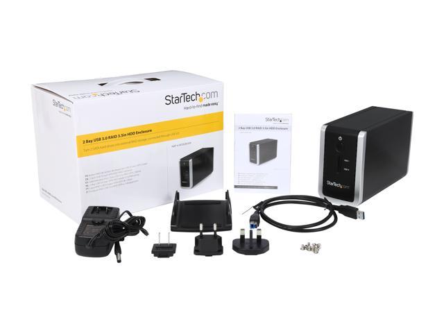 Startech Sat U Sr Black Silver External Enclosure Newegg