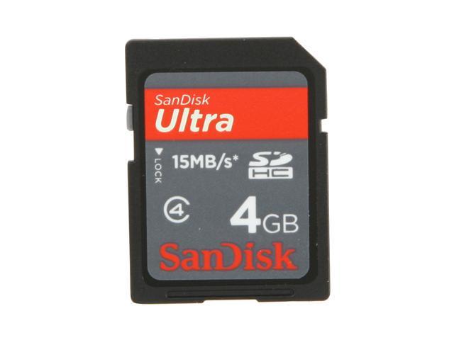 Sandisk Ultra Gb Secure Digital High Capacity Sdhc Flash Card Model