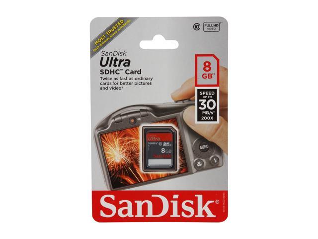 Open Box SanDisk Ultra 8GB Secure Digital High Capacity SDHC Flash