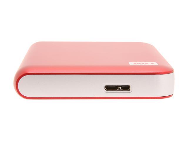 Western Digital My Passport Essential SE 750GB Portable Hard Drive Red