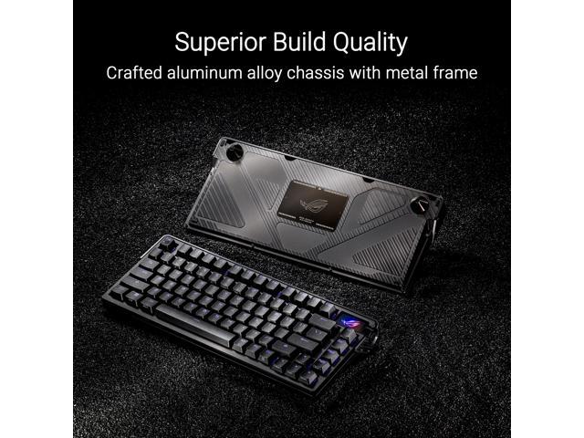 ROG Azoth Extreme 75 Custom Gaming Keyboard Aluminum Chassis Carbon