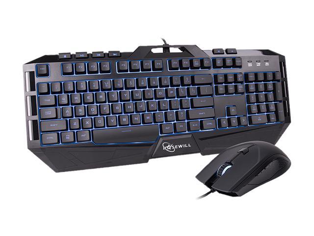 Rosewill Fusion C Gaming Keyboard Mouse Combo With Color Led