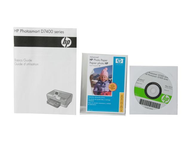 HP Photosmart D7460 CC247A Ethernet RJ 45 USB Wi Fi Thermal