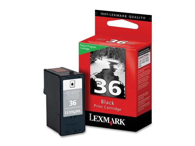 Lexmark 36 Return Program Ink Cartridge Black Newegg