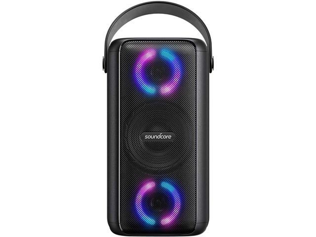 Soundcore Trance Bluetooth Speaker, Party Speaker with 18 Hour Playtime, BassUp Technology, Huge 80W Sound, LED Lights, Soundcore App, IPX7 Waterproof, Wireless Speaker for Indoors and Outdoors