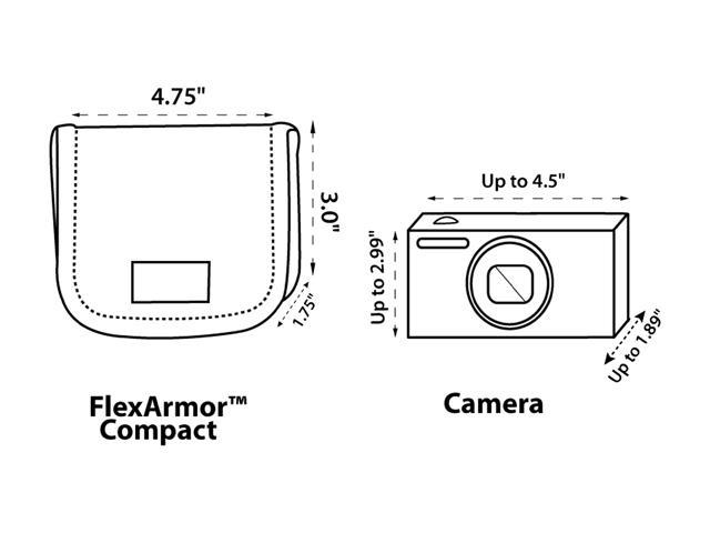 Usa Gear Compact Digital Camera Case For Nikon Coolpix A Sony Cyber