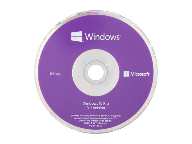 Windows 10 Pro 64 Bit Installation Recovery Disc Only Newegg