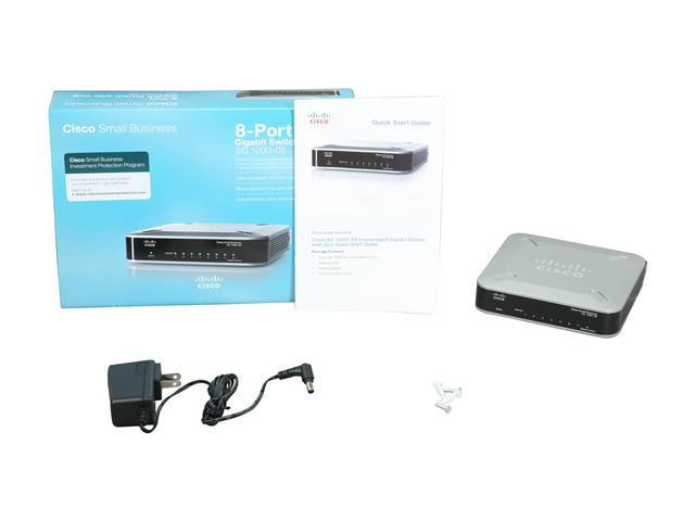 Cisco Small Business SD2008T NA Gigabit Ethernet Unmanaged Switch SG