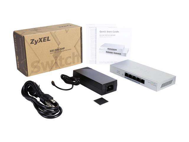 Zyxel Gs Hp Port Gbe Web Managed Poe Switch Newegg