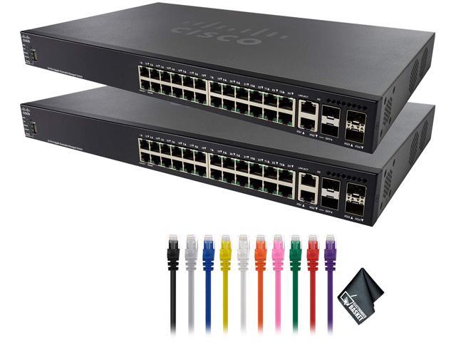 Refurbished CISCO 350X SG350X 24 K9 NA 24 Port Gigabit PoE Stackable