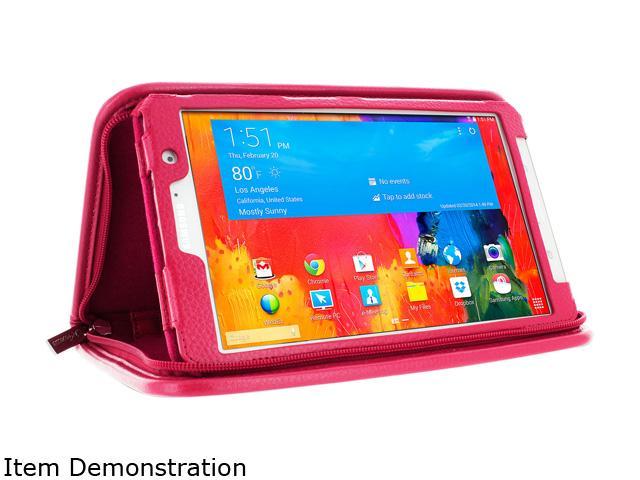 RooCASE Magenta Executive Portfolio Leather Case For Samsung Galaxy Tab